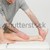Calf of a patient being stretched by a doctor in a room stock photo © wavebreak_media