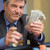 男 · お金 · 笑みを浮かべて · カジノ · ガラス - ストックフォト © wavebreak_media