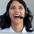 Smiling businesswoman talking in a call center stock photo © wavebreak_media