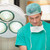 cirurgião · em · pé · sala · de · operação · máscara · masculino · cirurgia - foto stock © wavebreak_media