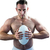 Shirtless rugby player holding ball stock photo © wavebreak_media