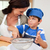 zoon · moeder · samen · keuken · cake - stockfoto © wavebreak_media
