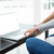 para · za · pomocą · laptopa · salon · posiedzenia · sofa · kobieta - zdjęcia stock © wavebreak_media