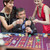 Women and man clinking glasses at the casino stock photo © wavebreak_media