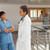 Doctor and two nurses, standing in the hall of a hospital while talking and having fun stock photo © wavebreak_media