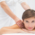 Attractive woman receiving shoulder massage at spa center stock photo © wavebreak_media