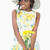 Frau · stehen · tragen · floral · Kleid · halten - stock foto © wavebreak_media