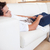 Young male taking a nap on the sofa stock photo © wavebreak_media