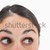 Close up of a woman looking away from the camera against a white background stock photo © wavebreak_media