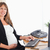 magnifico · donna · incinta · lavoro · computer · ufficio · baby - foto d'archivio © wavebreak_media