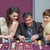homme · deux · femmes · parler · roulette · table · casino - photo stock © wavebreak_media