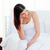 Upset woman sitting on her bed after having a row with her husband stock photo © wavebreak_media