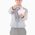 Portrait of a businessman putting a note in a piggy bank against a white background stock photo © wavebreak_media
