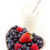 jagody · serca · puchar · jogurt · biały - zdjęcia stock © wavebreak_media