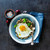 Quinoa, broccoli and egg bowl stock photo © YuliyaGontar