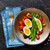 Aspargus and egg on plate stock photo © YuliyaGontar