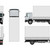 camion · vettore · modello · camion · di · consegna · isolato · bianco - foto d'archivio © YuriSchmidt