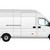 Cargo van vector illustration on white. City commercial minibus  stock photo © YuriSchmidt