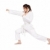 Karate · Mädchen · isoliert · Porträt · schönen · Kampfkünste - stock foto © zastavkin