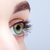 female eye zone and brows with day makeup stock photo © zastavkin