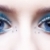 mujer · ojo · maquillaje · azul · blanco · cara - foto stock © zastavkin