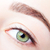 female eye zone and brows with day makeup stock photo © zastavkin