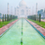 Taj · Mahal · Indië · bleek · ochtend · mist · gebouw - stockfoto © zastavkin