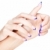 hands with blue french manicure stock photo © zastavkin