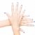 Blue french manicure stock photo © zastavkin