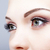 primer · plano · tiro · femenino · ojos · maquillaje · cara - foto stock © zastavkin