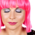 moda · donna · luminoso · rosa · capelli · indossare - foto d'archivio © zdenkam