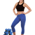fitness · donna · fitness · modello · bruna · indossare · blu - foto d'archivio © zdenkam