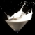 latte · splash · bianco · nero · abstract · sfondo - foto d'archivio © zdenkam