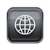 Globe icon glossy grey, isolated on white background stock photo © zeffss