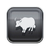  Ox Zodiac icon grey, isolated on white background. stock photo © zeffss