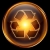 Recycling symbol icon gold, isolated on black background. stock photo © zeffss