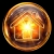 House icon fire, isolated on black background stock photo © zeffss