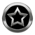 estrela · ícone · prata · isolado · branco · internet - foto stock © zeffss