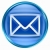 postal envelope blue, isolated on white background stock photo © zeffss