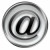 email symbol grey, isolated on white background. stock photo © zeffss