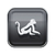 Monkey Zodiac icon grey, isolated on white background. stock photo © zeffss