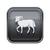 Aries zodiac icon grey, isolated on white background stock photo © zeffss
