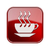 tasse · de · café · icône · rouge · isolé · blanche · internet - photo stock © zeffss