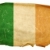 Ireland Flag old, isolated on white background. stock photo © zeffss