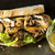 rustic roast chicken sandwich blur defocused stock photo © zkruger