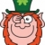 St Paddy's Day Leprechaun Winking and Smiling stock photo © zooco