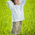 快樂 · 孩子 · 美麗 · 綠色 · 黃色 · 草地 - 商業照片 © zurijeta