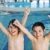 due · ragazzi · piscina · mani · ritratto · ragazzo - foto d'archivio © zurijeta