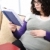 9 months pregnant woman sitting on sofa and reading book stock photo © zurijeta