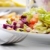 Fresh green salad prepared on white meal table stock photo © zurijeta